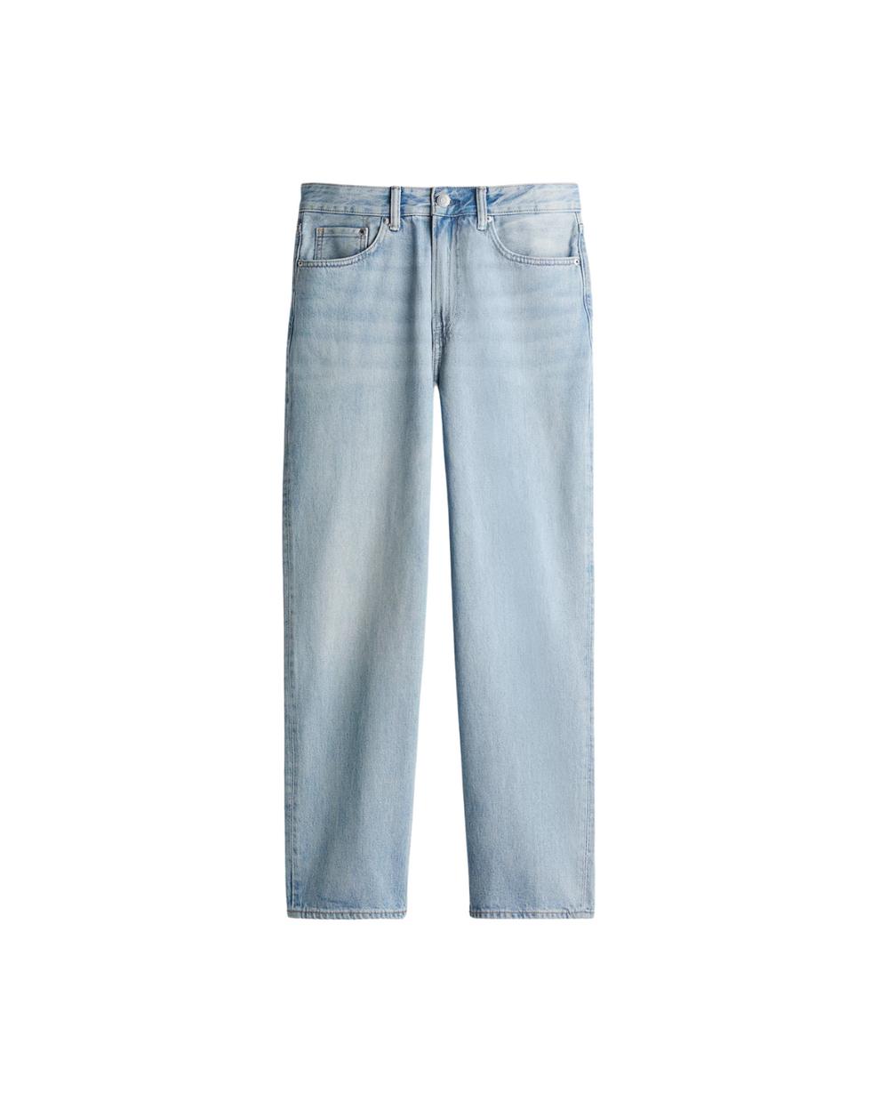 H_&M Light Blue Loose Jeans