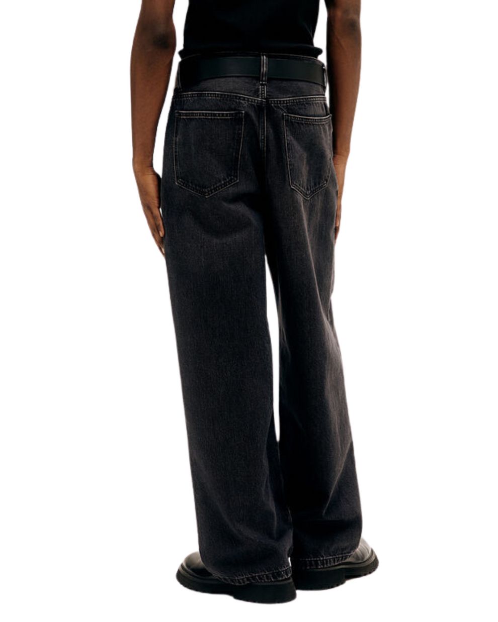 H_&M Black Baggy Jeans