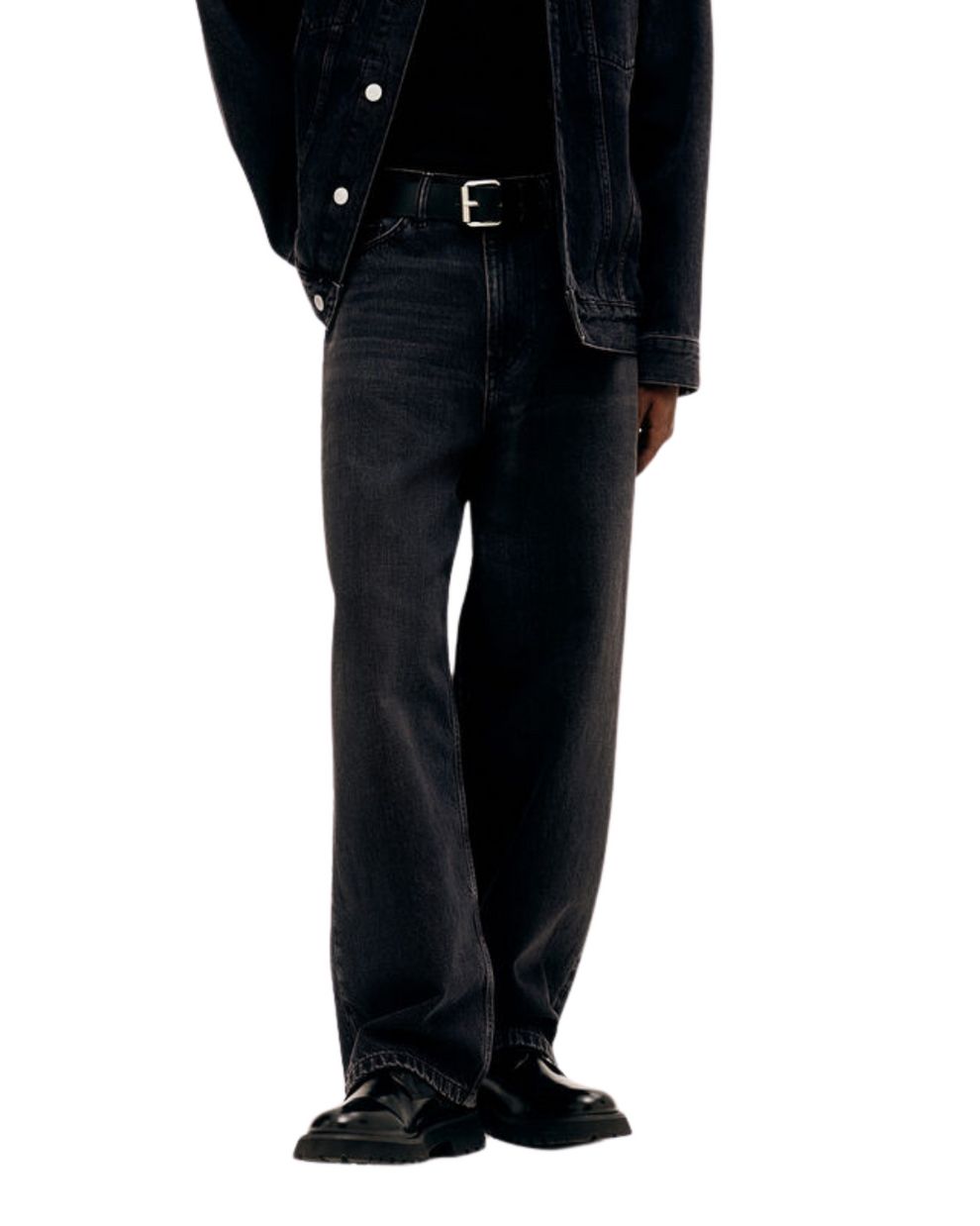 H_&M Black Baggy Jeans