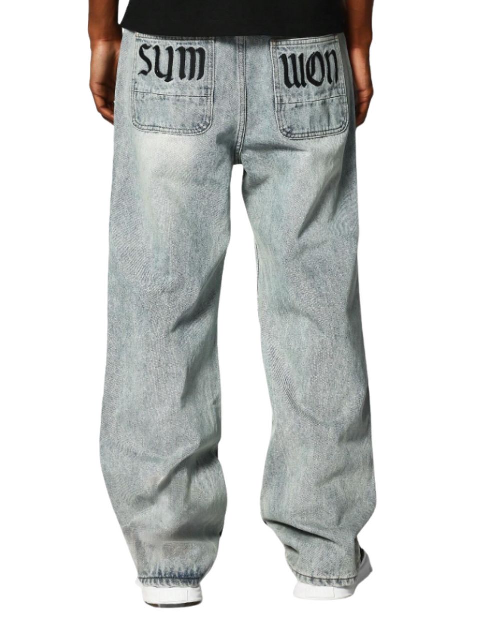 H_&M SUMWON Loose Fit Jean With Applique