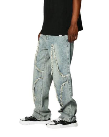 H_&M SUMWON Loose Fit Jean With Applique