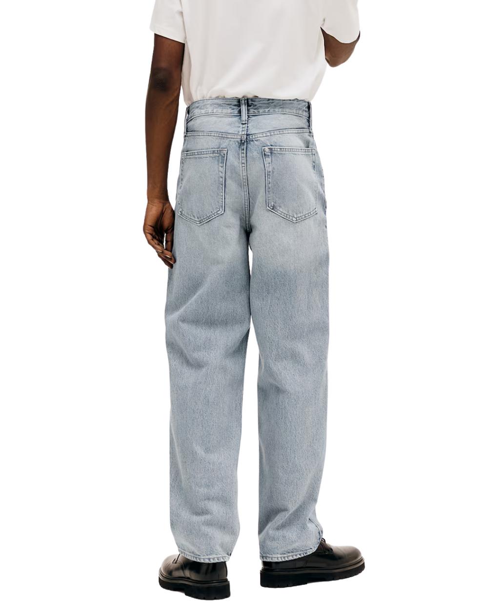 H_&M Light Blue Loose Jeans